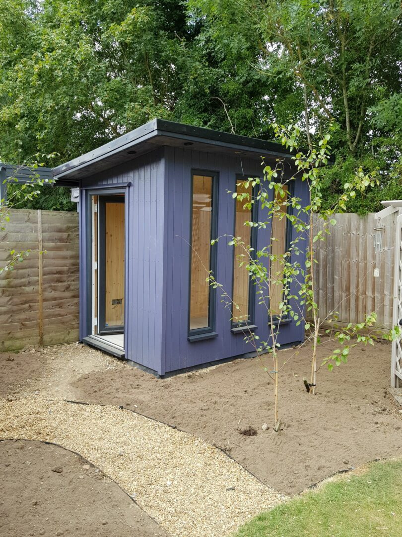 Bespoke Garden Room with sloped roof